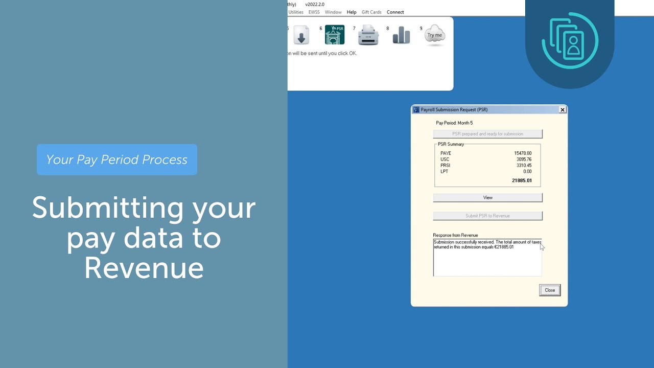 Submitting your pay data to Revenue using Thesaurus Payroll Manager | Your Pay Period Process