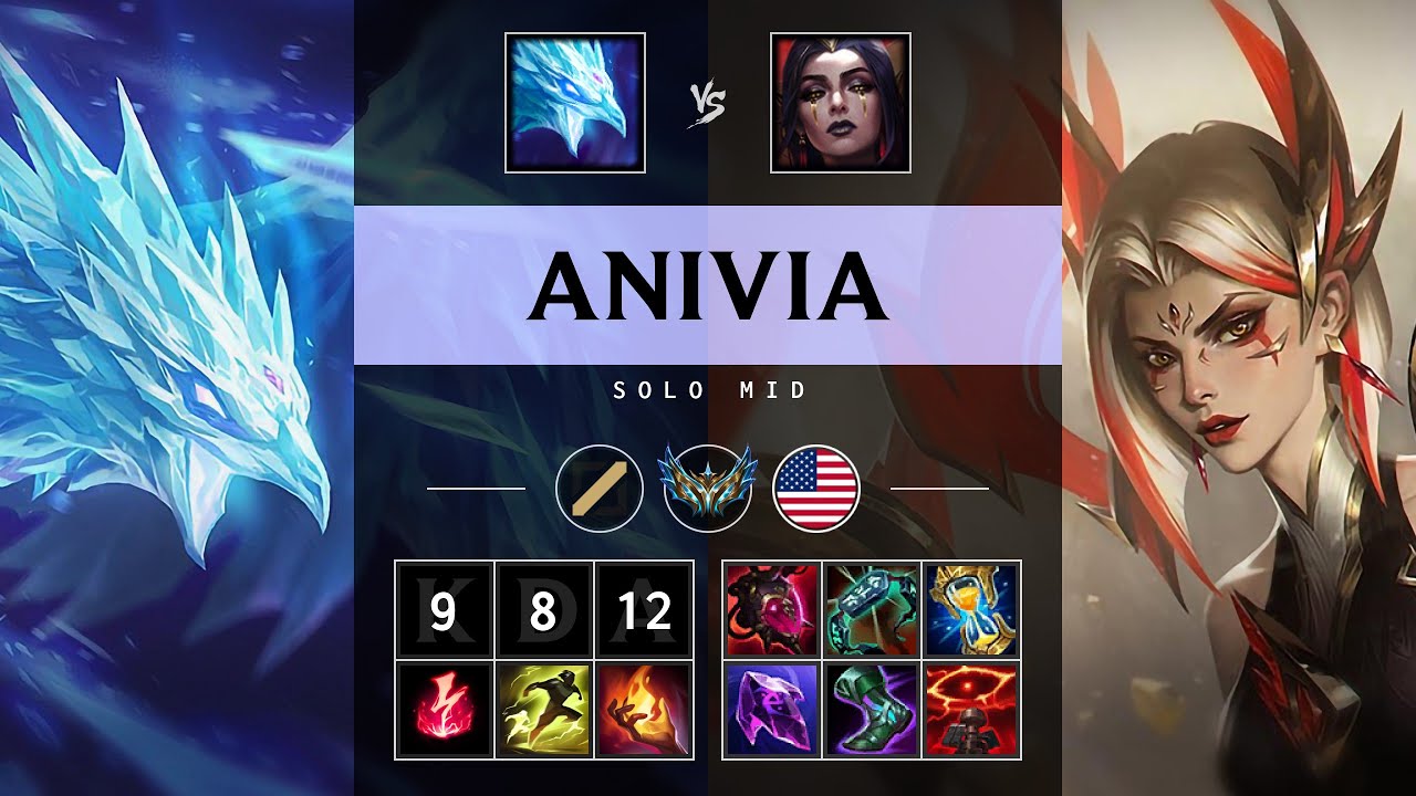Anivia Mid vs LeBlanc - NA Challenger Patch 25.18