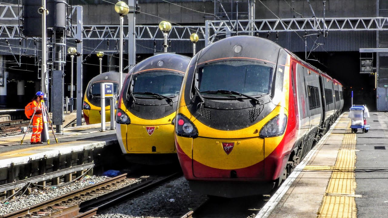 Trains at London Euston | 09/05/2018 - 4K HD