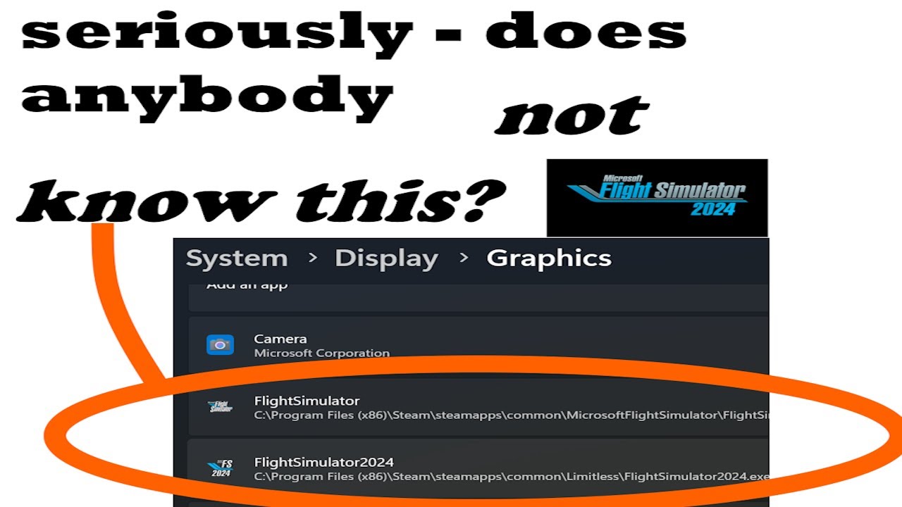ГРАФИЧЕСКИЕ НАСТРОЙКИ WINDOWS, КОТОРЫЕ НЕОБХОДИМО ВЫБРАТЬ ДЛЯ MSFS