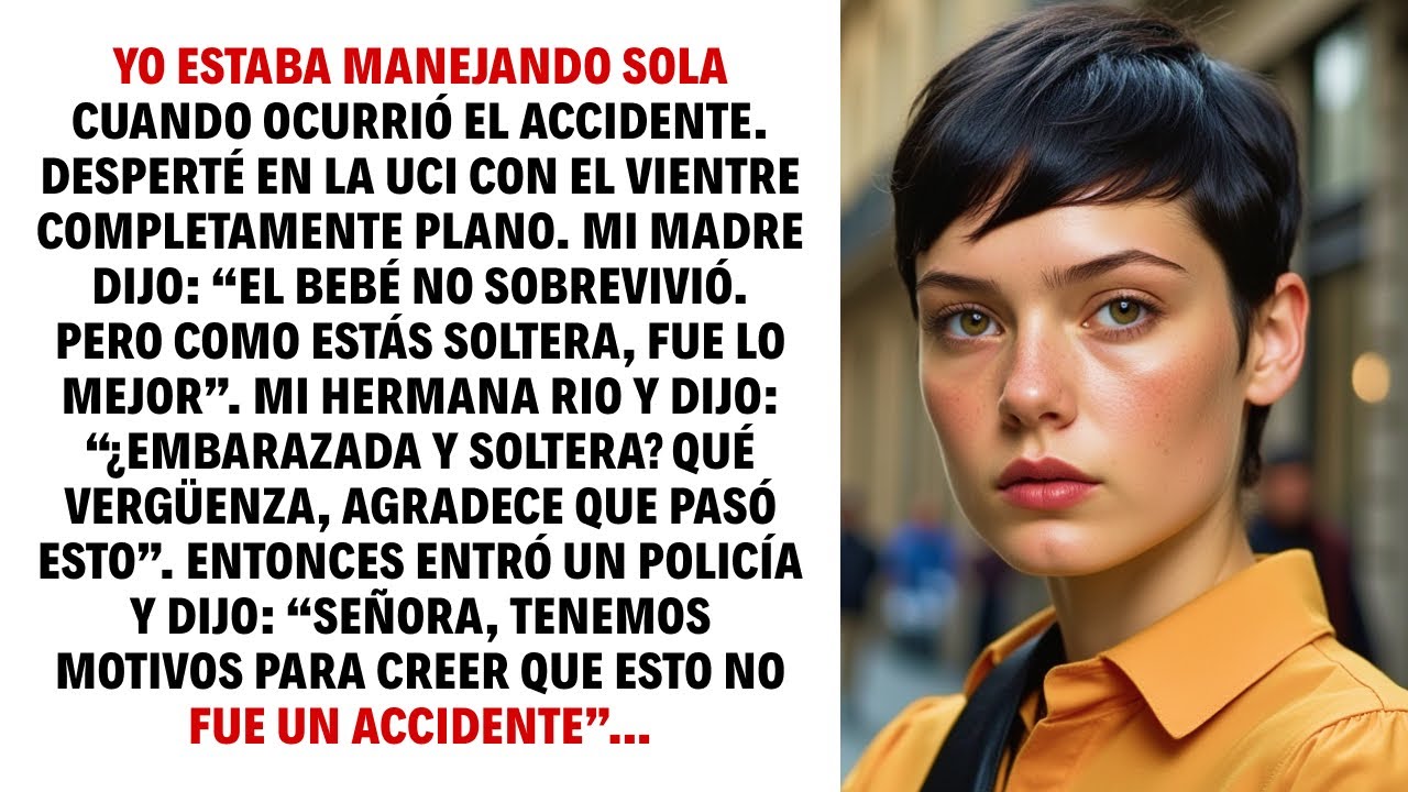 YO ESTABA MANEJANDO SOLA CUANDO OCURRIÓ EL ACCIDENTE. DESPERTÉ EN LA UCI CON EL VIENTRE...