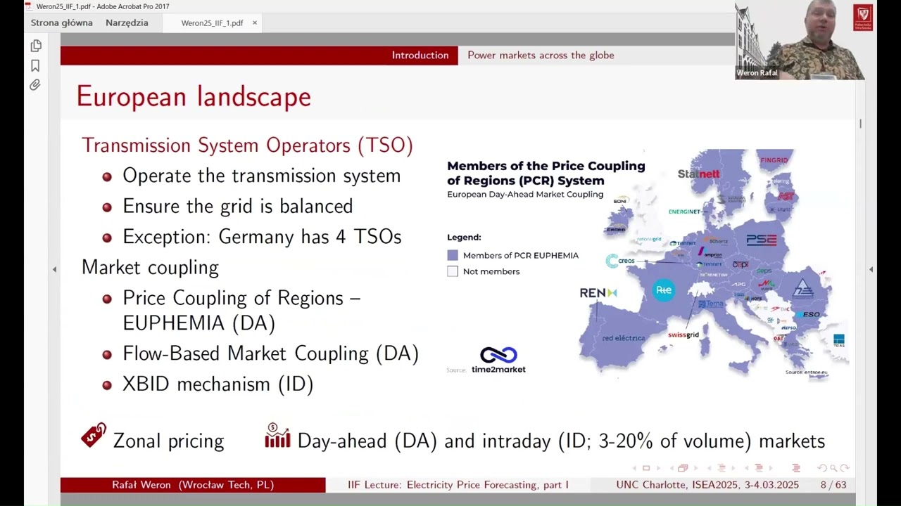 IIF Distinguished Lectures: Electricity Price Forecasting - Part I, Lecture I