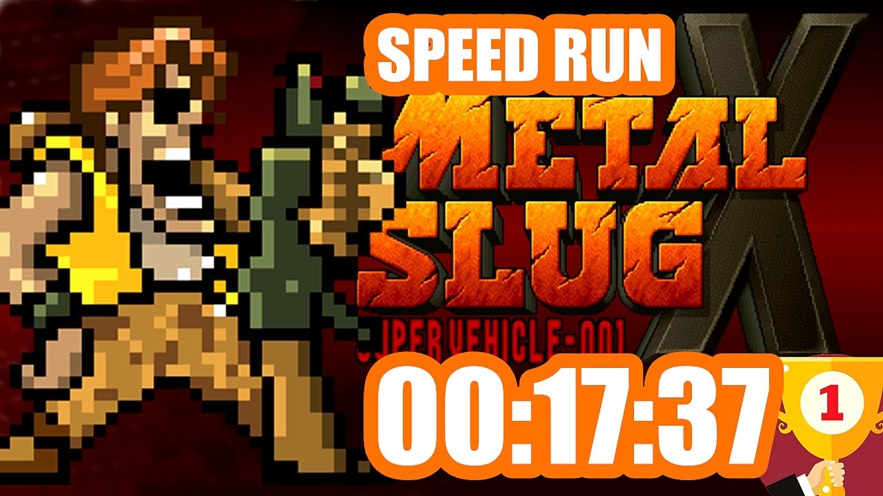 Metal Slug X - SPEED RUN - 00:17:37