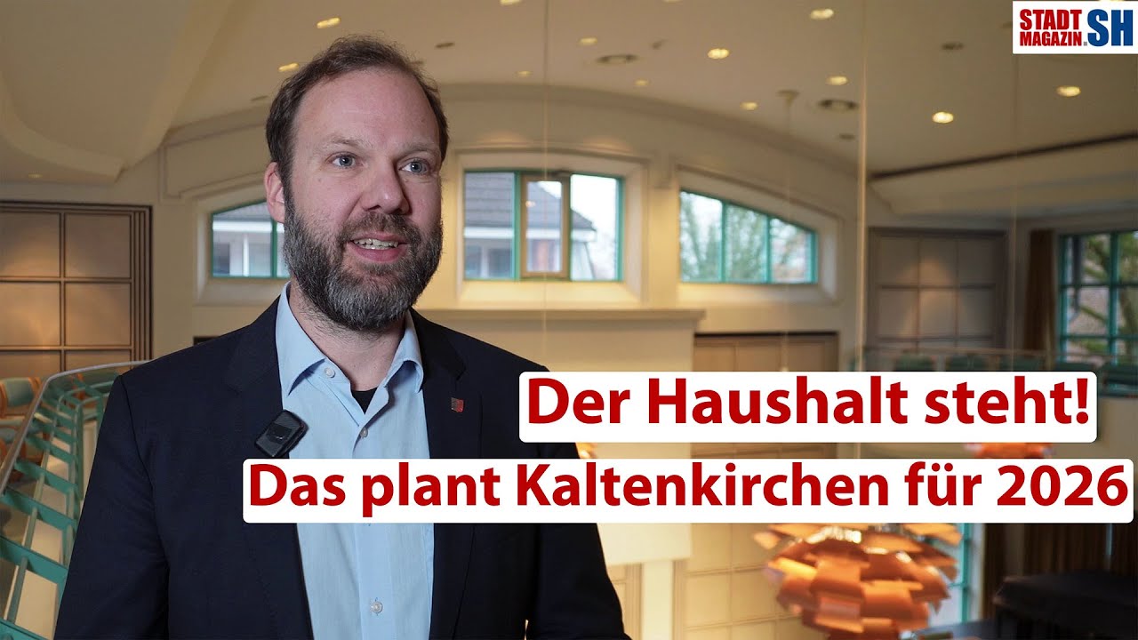 Der Haushalt steht! Das plant Kaltenkirchen f&uuml;r 2026