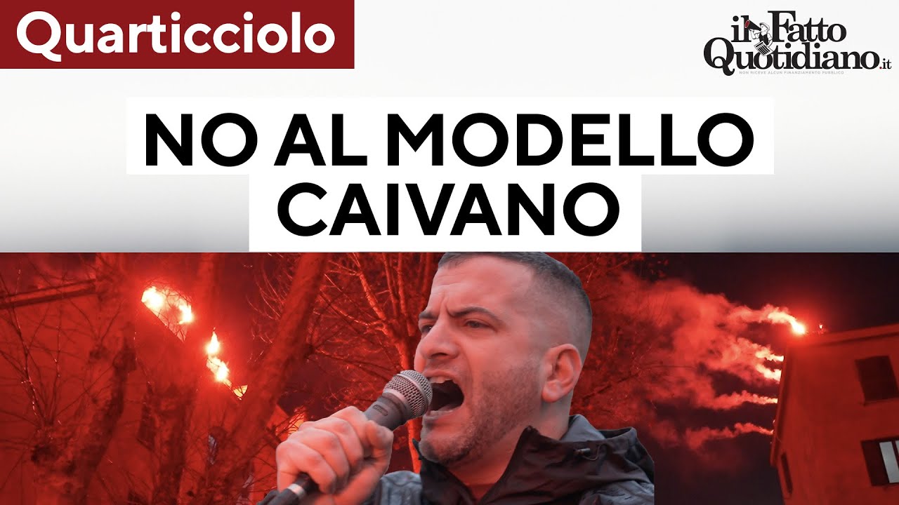 Roma, Quarticciolo in piazza contro il modello Caivano, gli abitanti: 