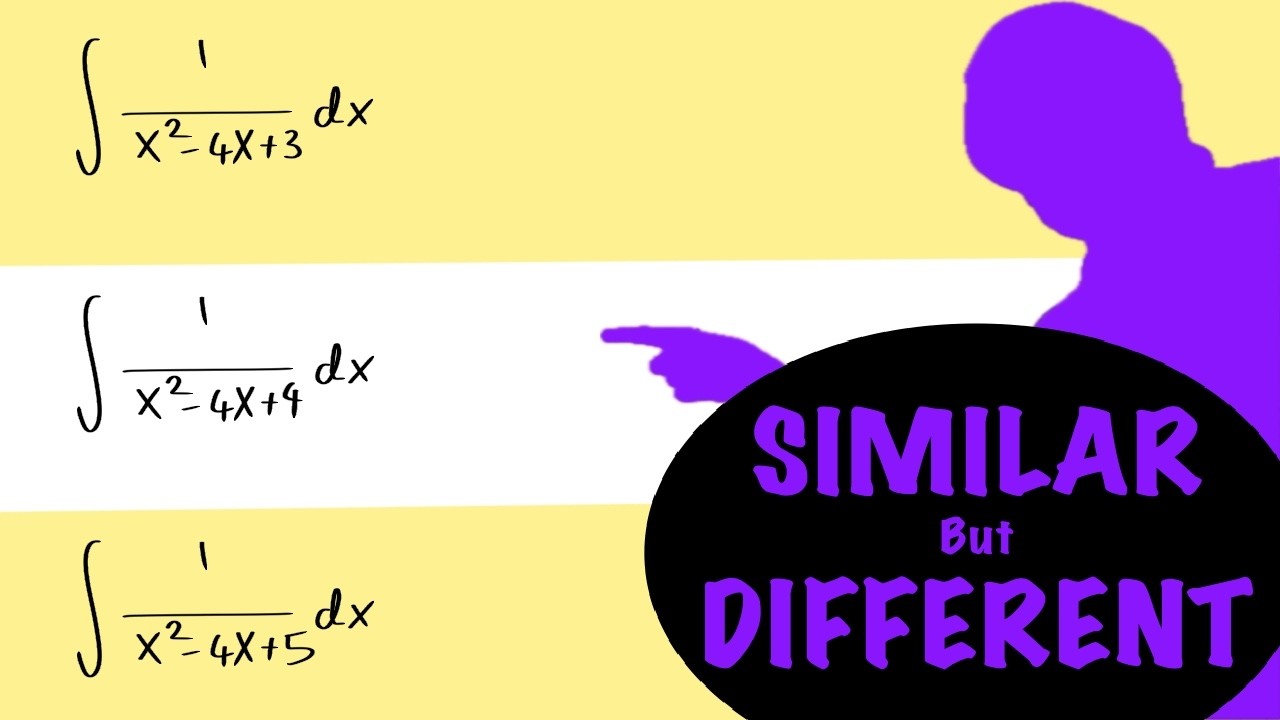 These integrals look similar, but are VERY DIFFERENT