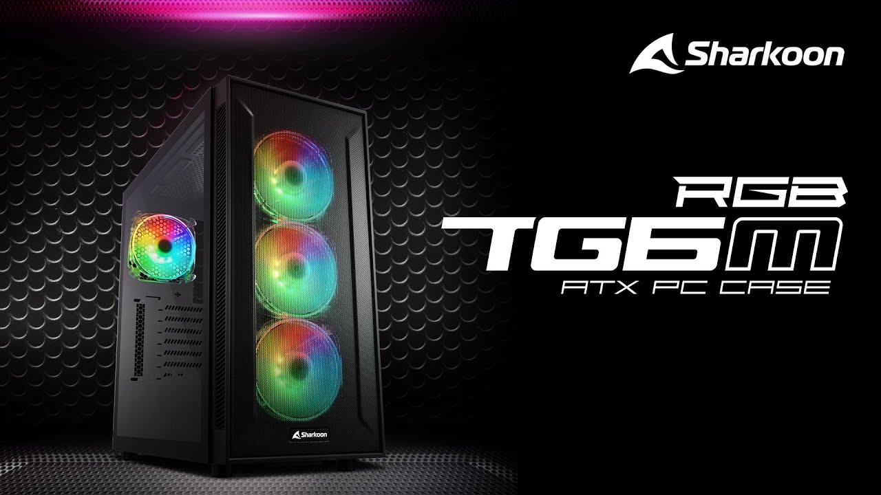 Sharkoon TG6M RGB ATX PC Case