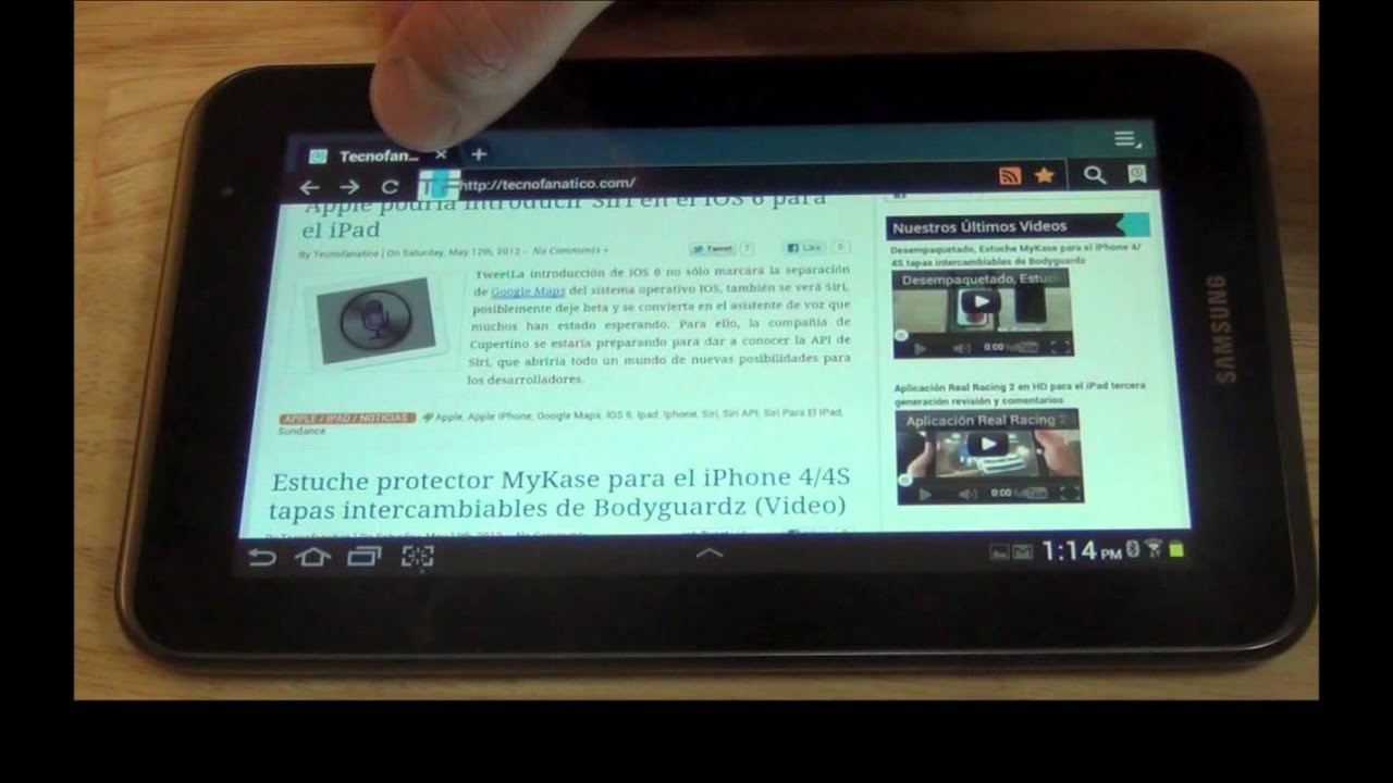 Análisis  y revisado de la tableta Samsung Galaxy Tab 2 7.0