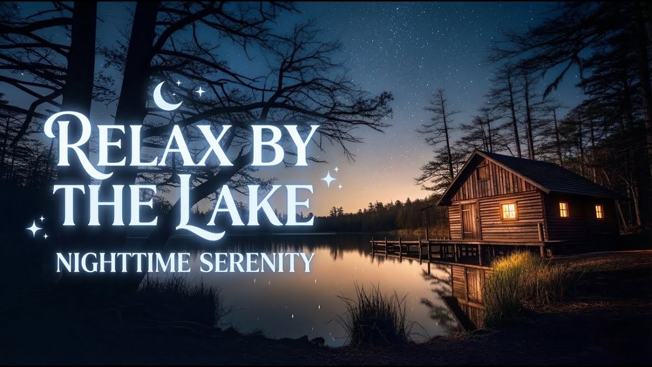 Calm Lake at Night