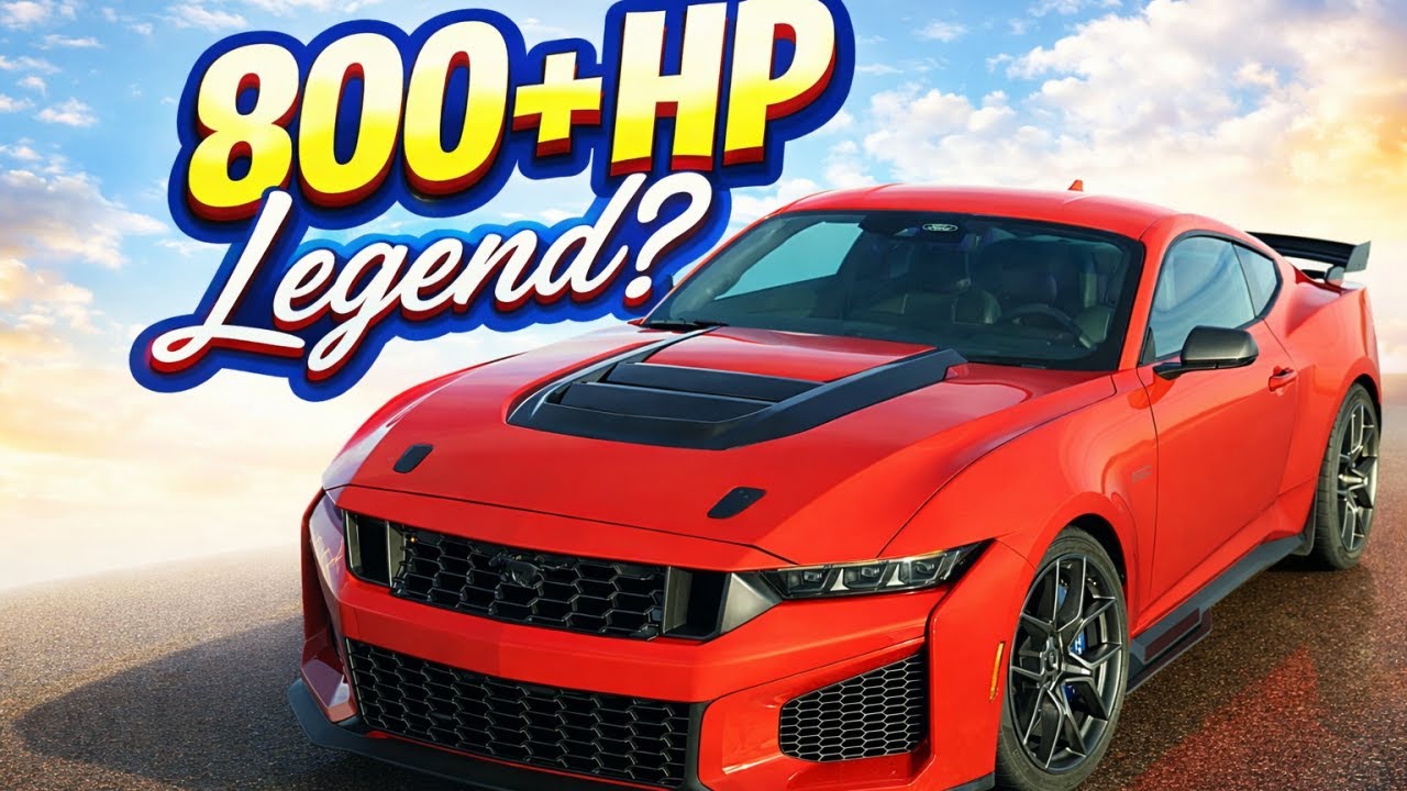 Легенда мощностью более 800 л.с.? Первый Mustang Dark Horse SC 2026 года выставлен на аукцион!
