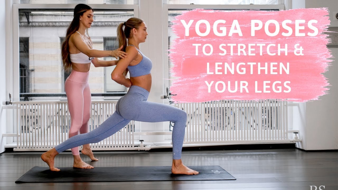 How to Stretch and Lengthen Your Legs // 13 Simple Yoga Poses - Romee Strijd