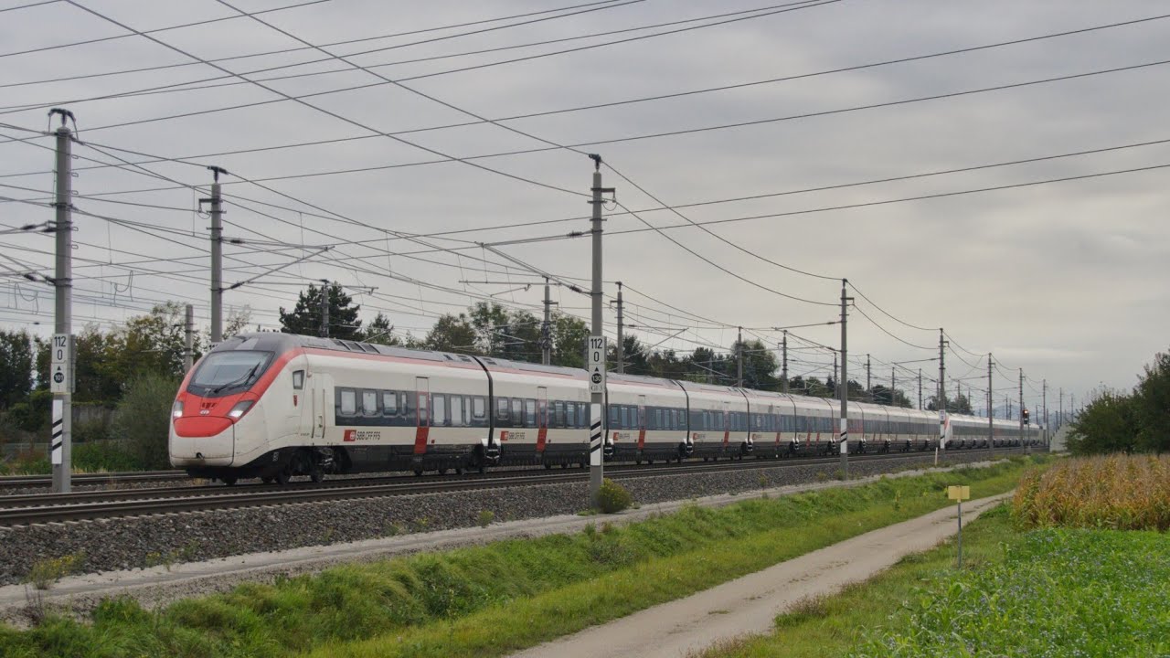 🇦🇹Bahnverkehr in Neumarkt/Ybbs mit SBB Giruno Testfahrt, ÖBB Nightjet, Klimabahn Kiss und mehr🇦🇹