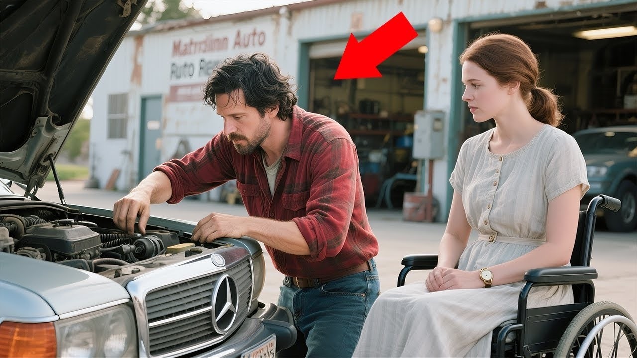 Poor Mechanic Builds Special Car for Paralyzed Woman—She’s Secret Billionaire Who’ll Save Hi