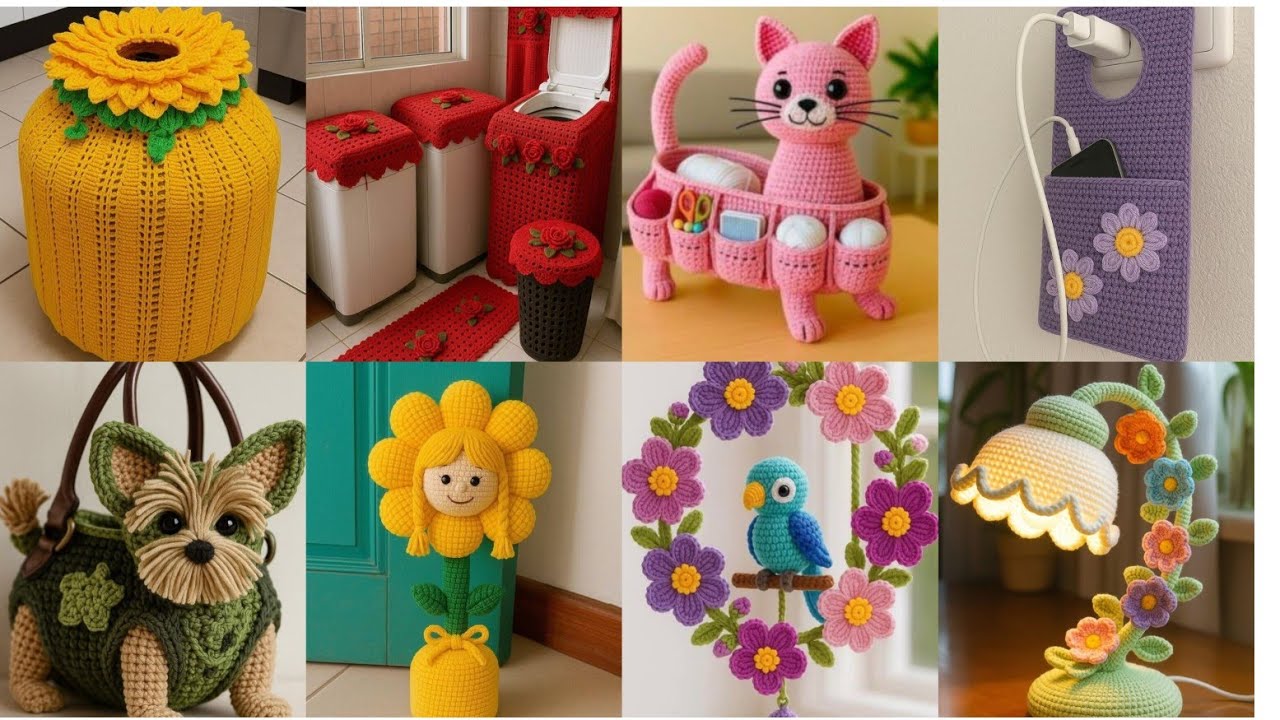 Very beautiful and attractive crochet handmade items & ideas new latest design 2025