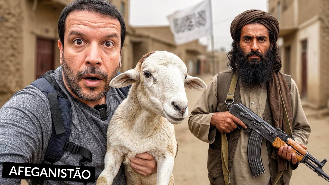 Comi com o TALIBÃ em um vilarejo no AFEGANISTÃO!! 🇦🇫