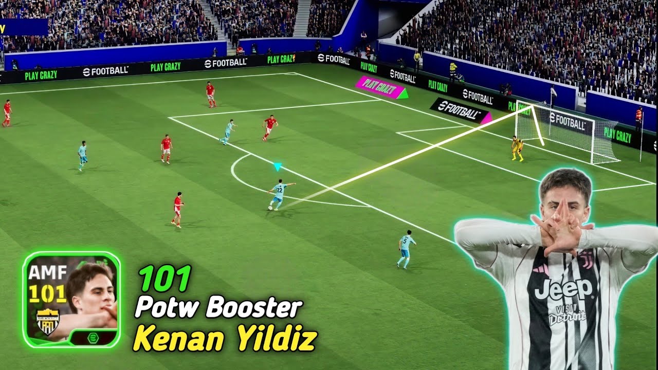 New Potw 101 Booster Kenan Yildiz Going To Be Fire 🔥| Yildiz Efootball 2026 Mobile