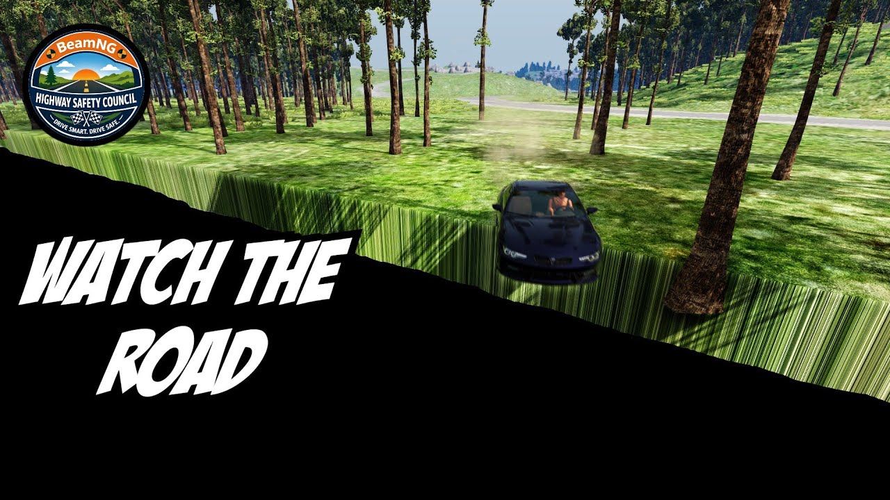 BeamNG Highway Safety Council: Don’t Be a Distracted Driver