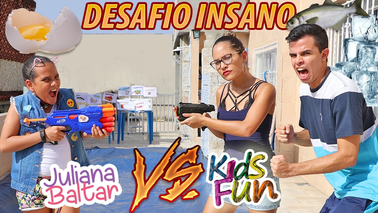 JULIANA BALTAR VS KIDS FUN - DESAFIO INSANO!