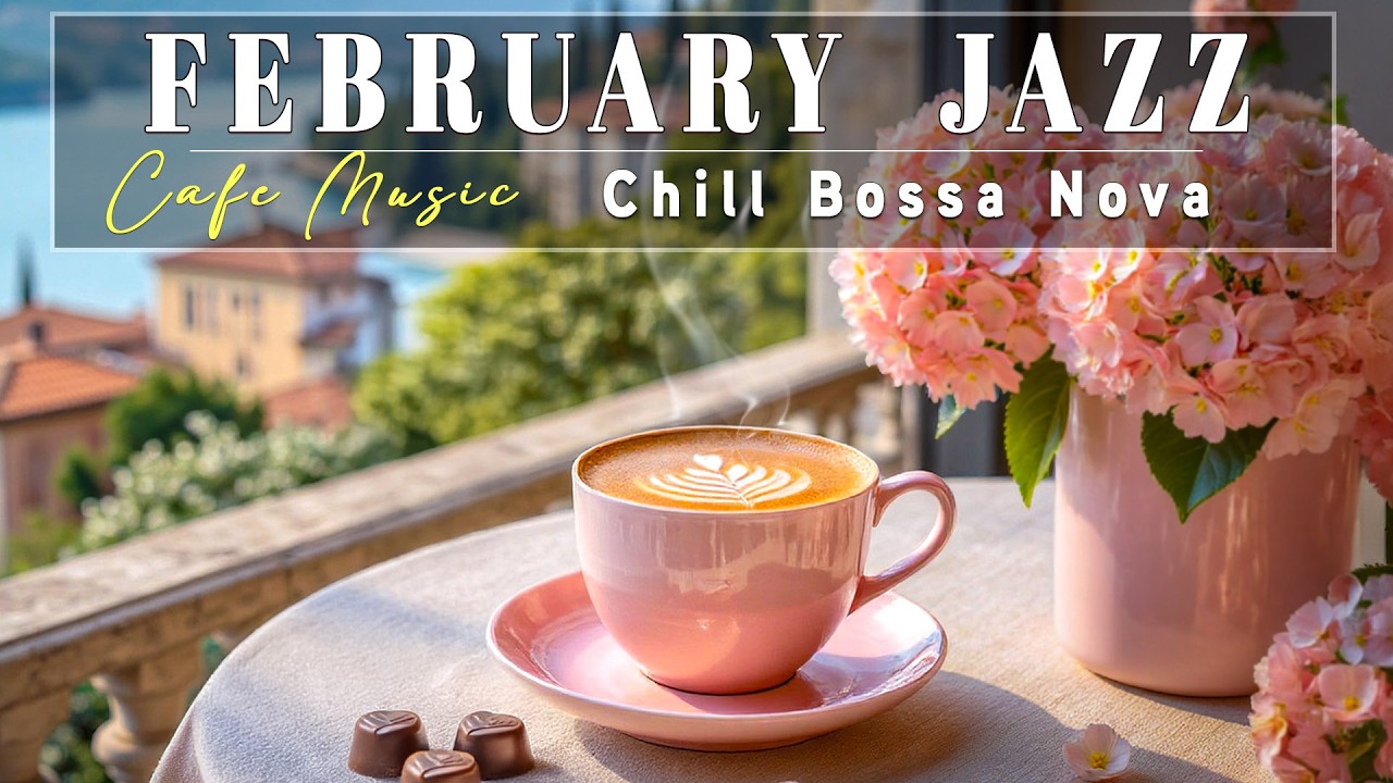 Positive February Jazz ☕ Spring Café Ambience and Exquisite Bossa Nova for Relaxation & Chill