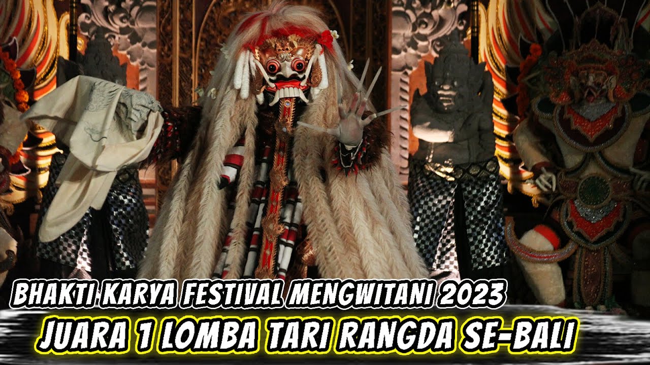 JUARA 1 LOMBA TARI RANGDA SE-BALI 