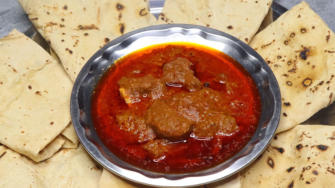 खानदेशी शादी में बनने वाला गोश्त मांडे का सालन | Manda Gosht Ka Salan | Gosht Manda Recipe