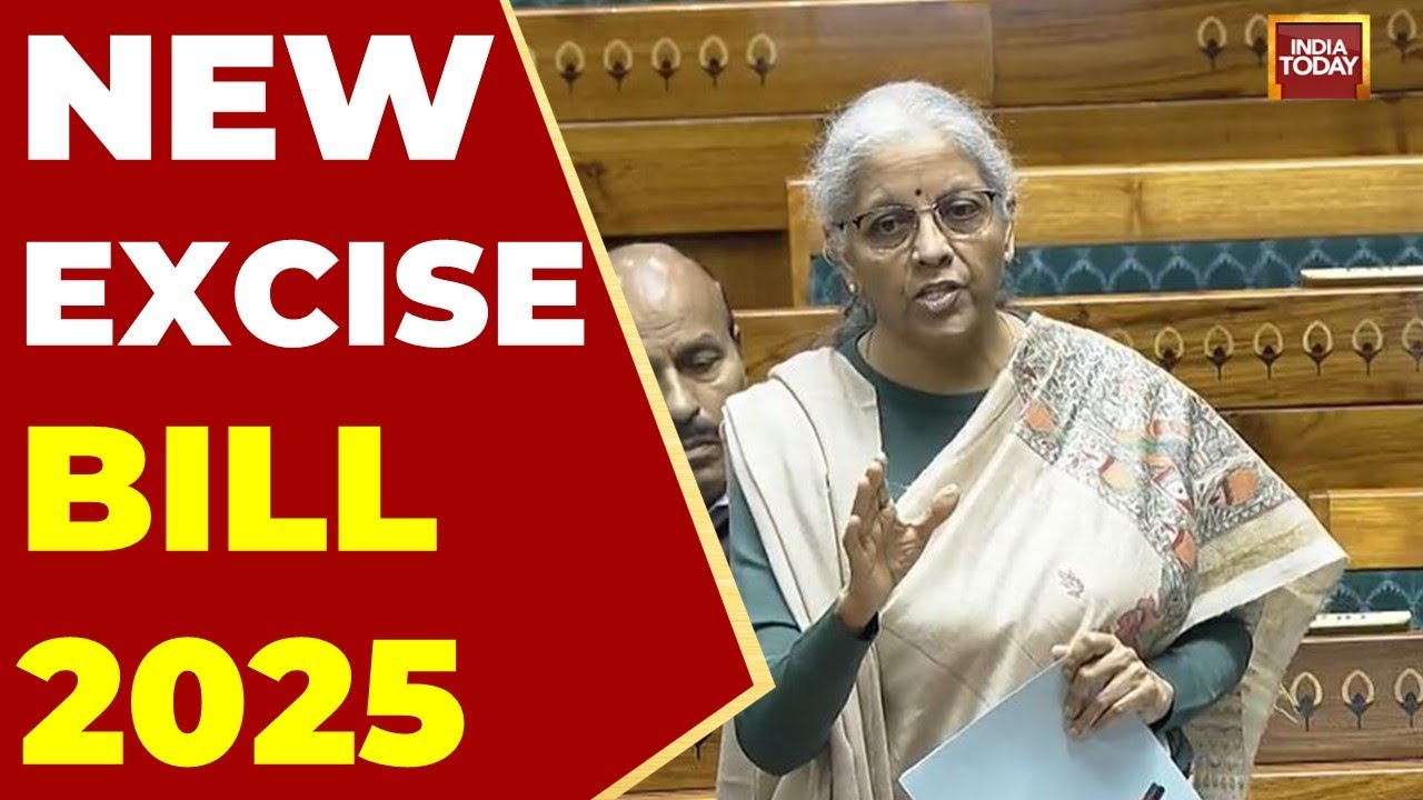 FM Nirmala Sitharaman Moves Central Excise Amendment Bill 2025 in Lok Sabha | Winter Session 2025