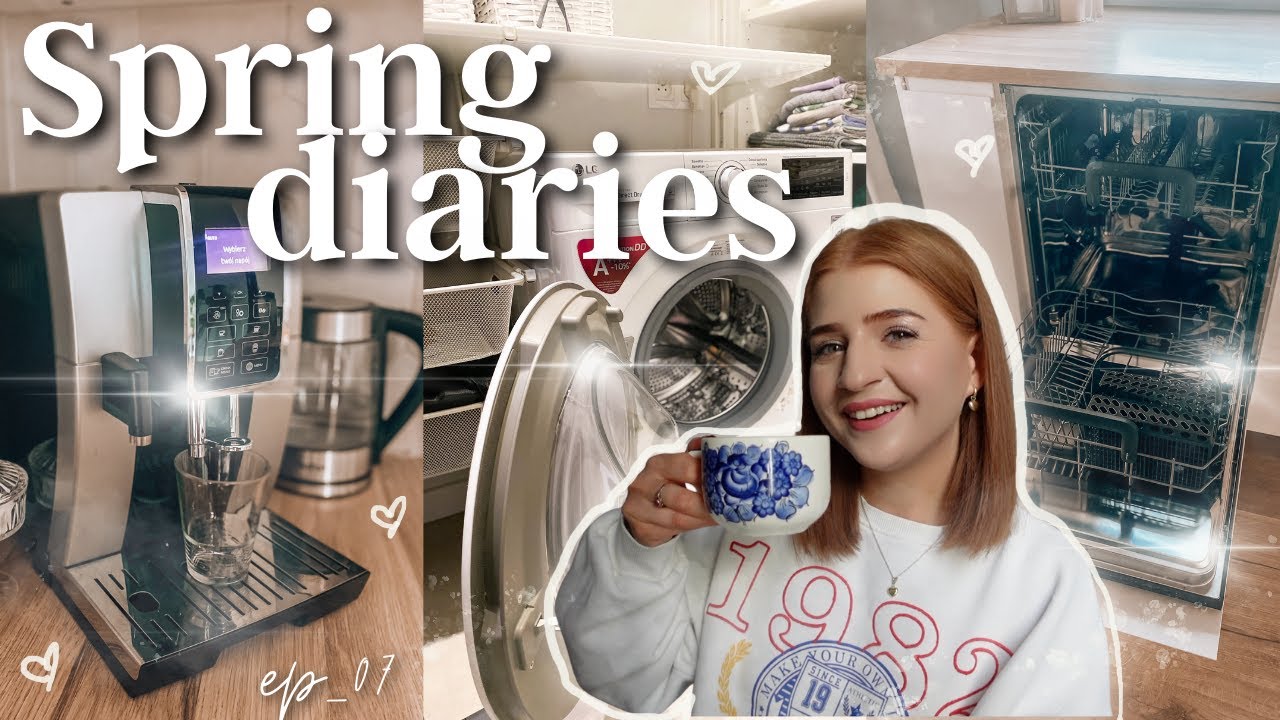 CZYŚCIMY SPRZĘTY 💖 EKSPRES, ZMYWARKA, PRALKA 🌸 Spring diaries 🌸