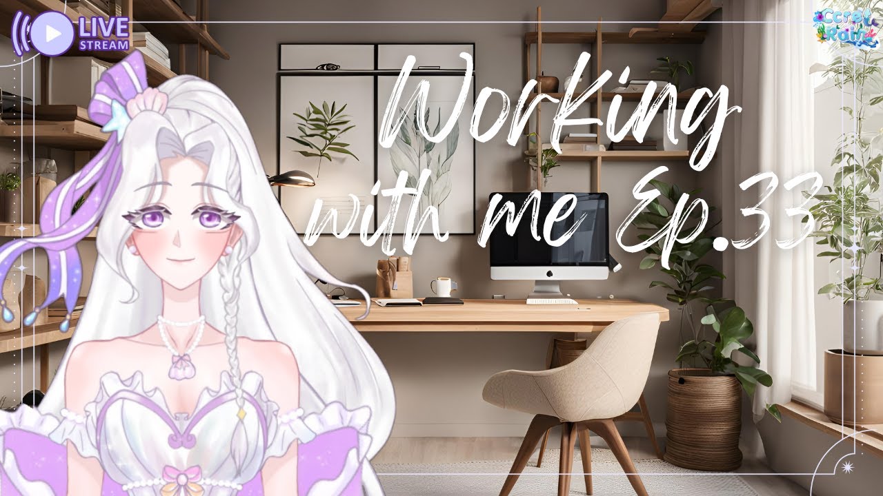 [ 🔴 Pre-de: Working with me Ep.33 ] อยู่กันยาว ๆ งานไม่เสร็จตามเป้าไม่ลงไลฟ์!😠 | CcretRain