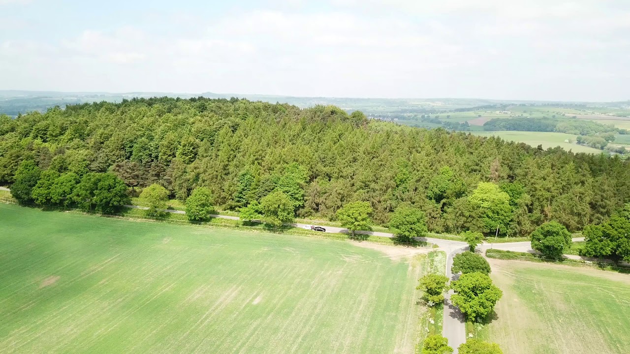 Leeds countryside by drone - Weardley (near Harewood House)