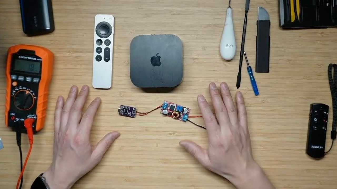 Я взломал Apple TV, чтобы он работал от питания USB-C. Отлично подходит для очков дополненной реа...