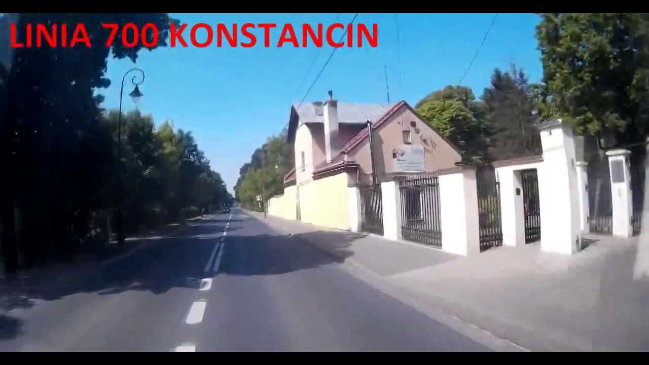 🚌 Linia 700 ZTM Warszawa, przejazd w Konstancinie do krańca Pańska z komentarzem