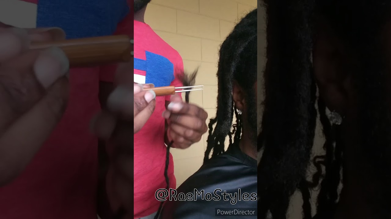 TUTORIAL: How to install Loc Extensions on Existing Locs - Rae Mo Styles