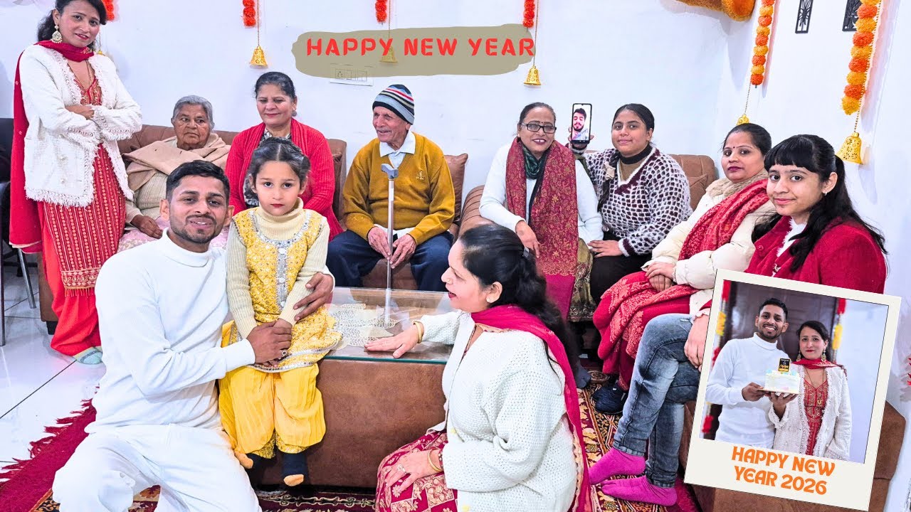 Happy NEW YEAR 2026 celebration with family #newyear2026 #vloglife #youtubevlog @Manndy_Shaweta
