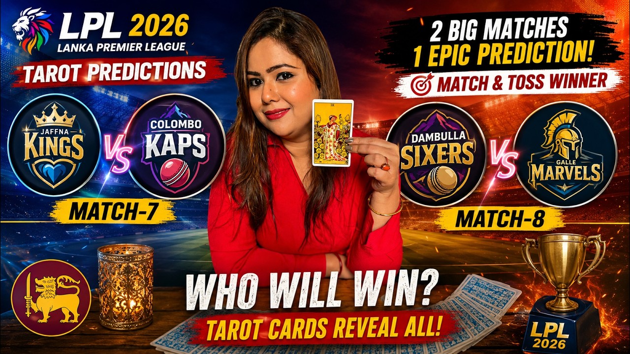 Jaffna Kings vs Colombo Kaps (Match-7) | Dambulla Sixers vs Galle Marvels (Match-8) Predictions