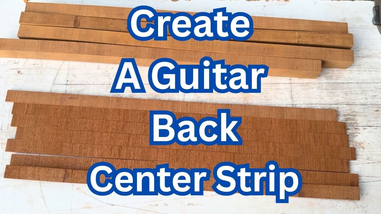 Create Your Own Guitar Back Reinforcement Strips