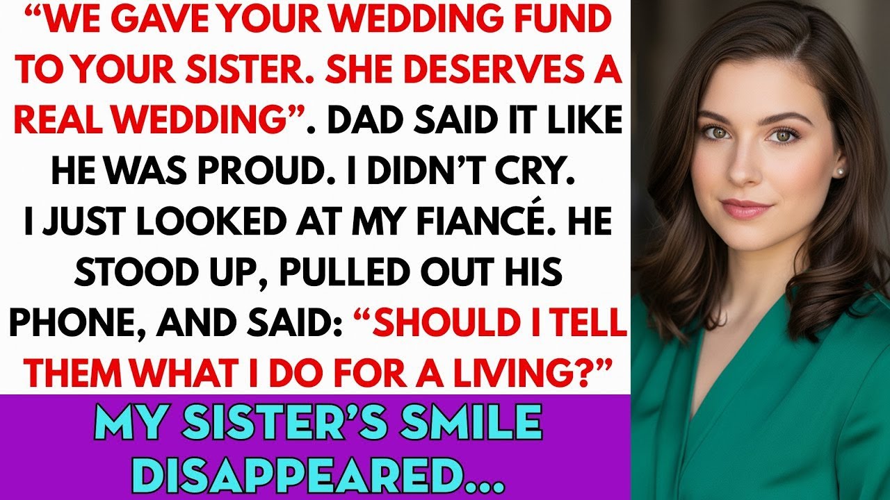 Dad Gave My Wedding Fund To My Sister—“She Deserves It.” Then My Fiancé Stood Up And Said