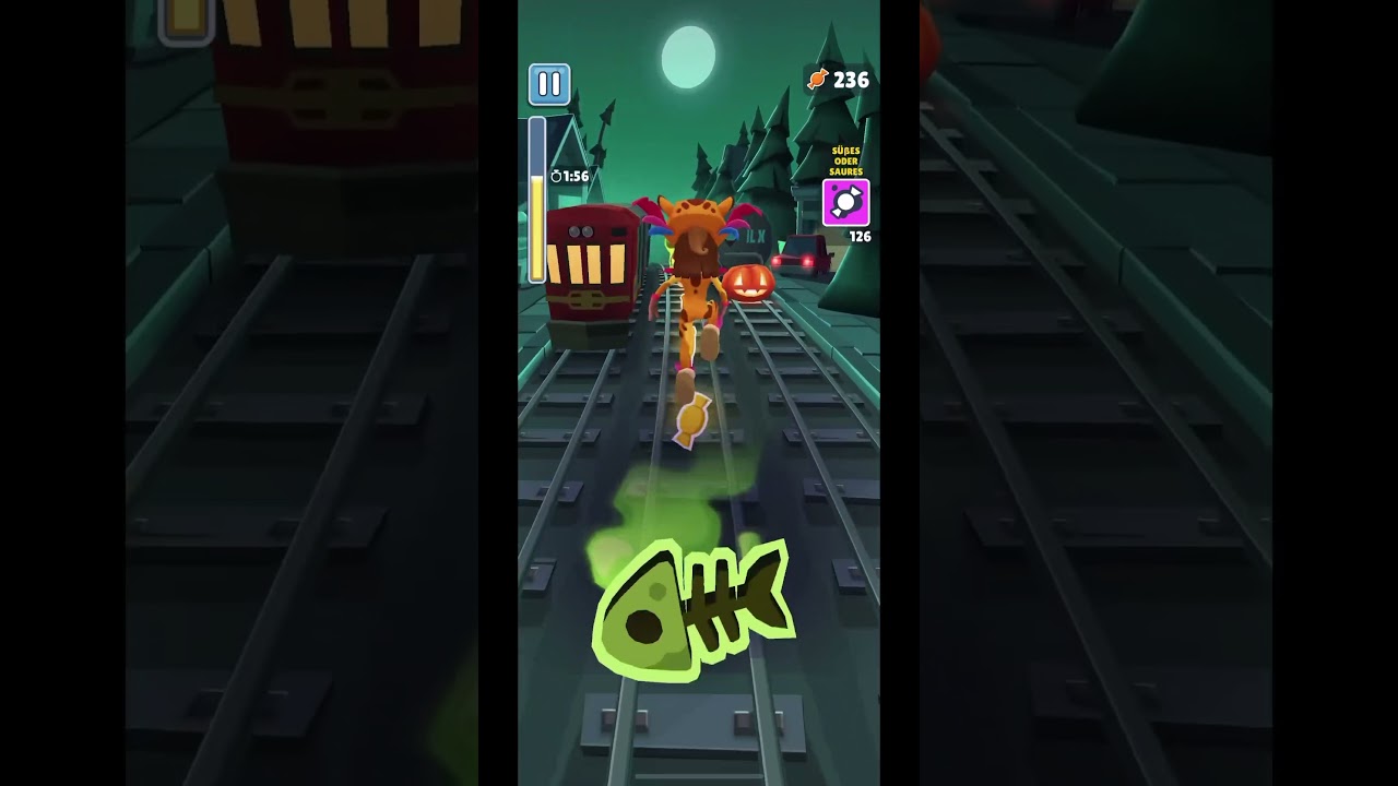 Haunted Hoods Run! 👻 Auf dem Weg zu Stufe 2 | Subway Surfers #Shorts #subwaysurfers #shorts