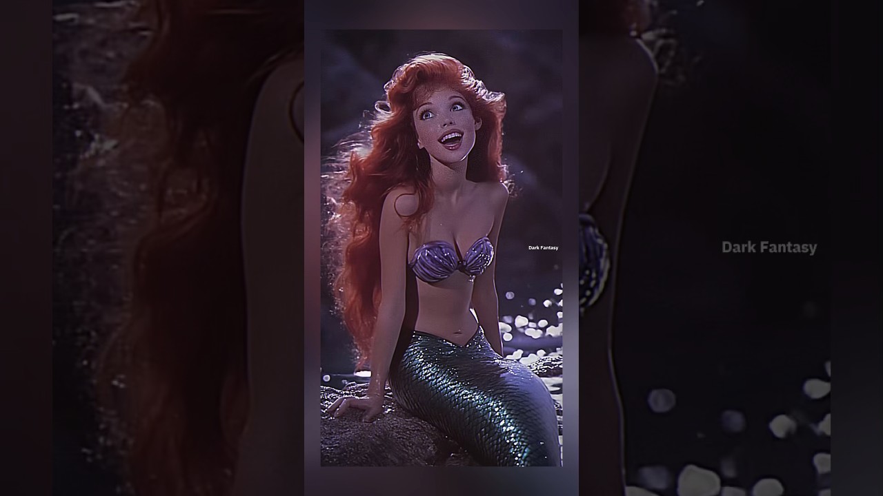 The Little Mermaid if it was 80s dark fantasy #liveaction #darkfantasyaesthetic #80s