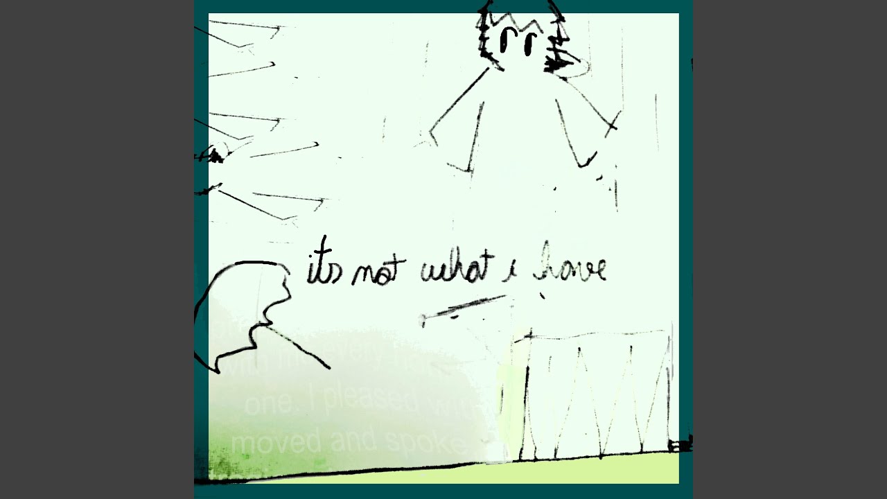 it's not what i have
