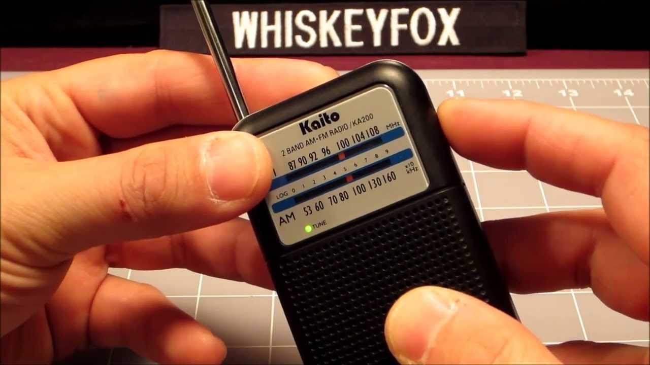 My Kaito KA200 Pocket AM/FM Radio