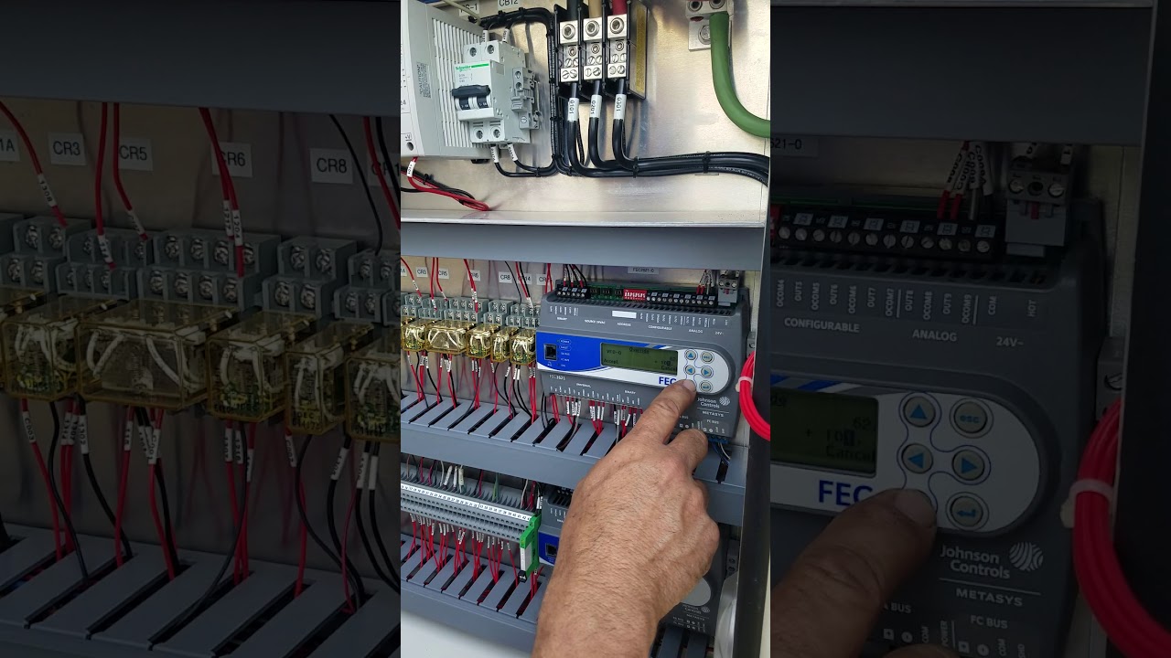 How to overwrite a metasys FEC controller for a precon chiller handler system