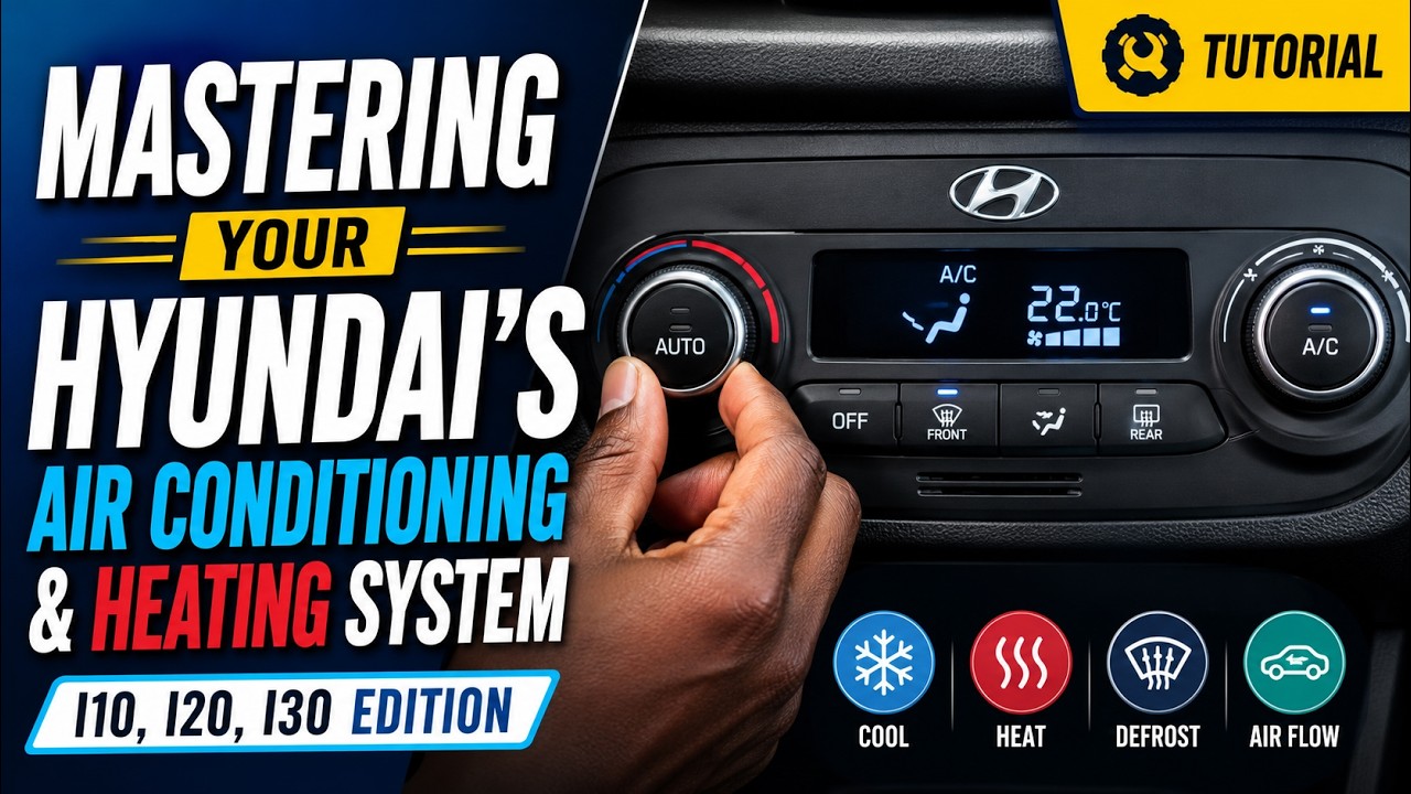 Mastering Your Hyundai's Air Conditioning & Heating System: I10, I20, I30 Edition