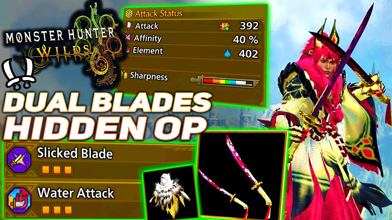 НОВЫЙ скрытый набор OP Mizutsune Dual Blades — НЕДООЦЕНЕННЫЙ | Сборка Monster Hunter Wilds Dual B...