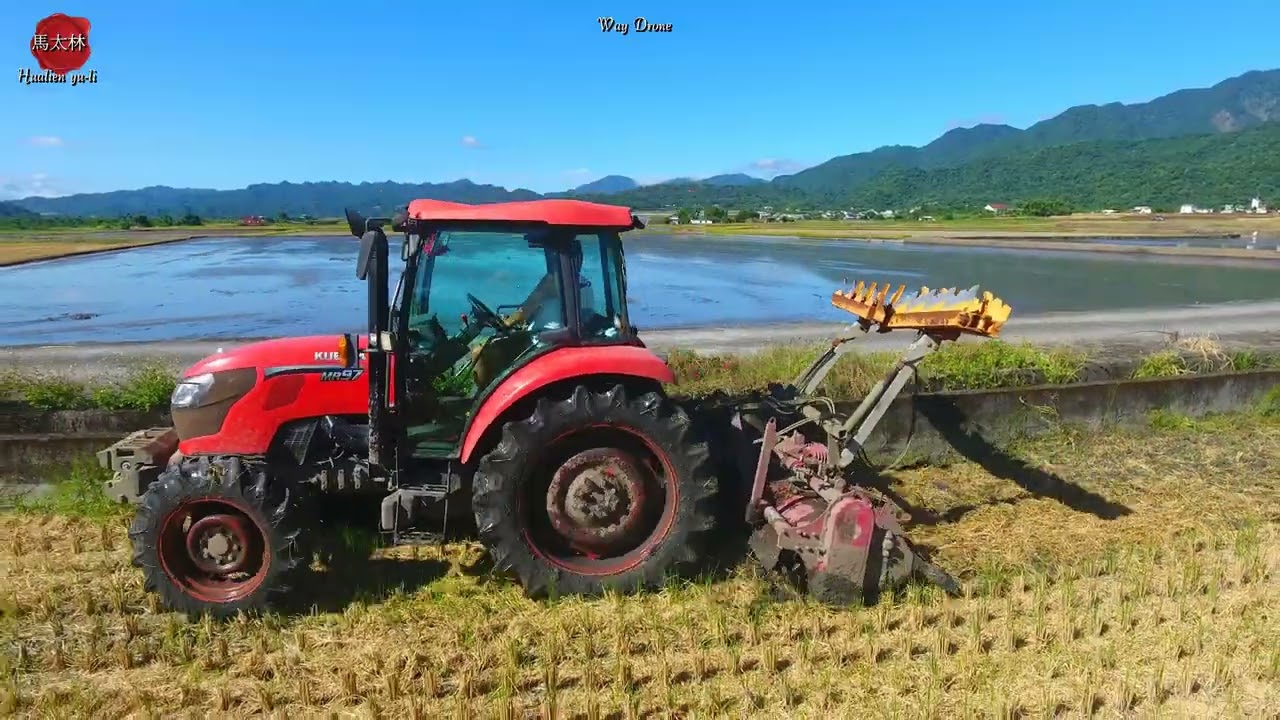 Japan Kubota 日本久保田mr97型耕耘機live