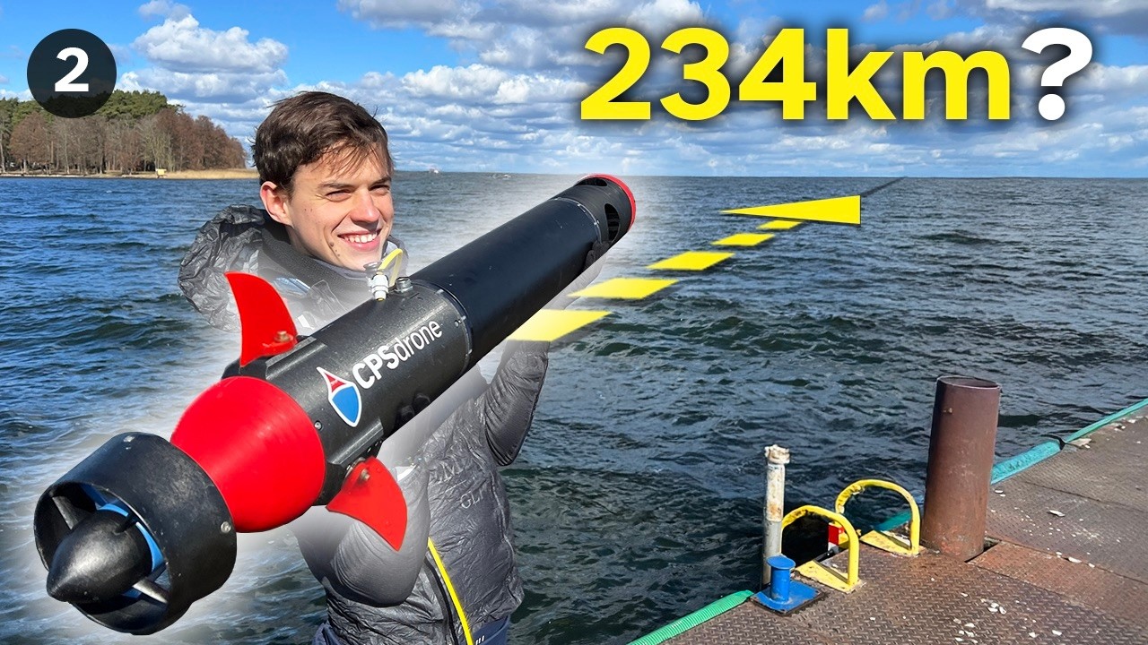 Launching My DIY Torpedo As Far As Possible