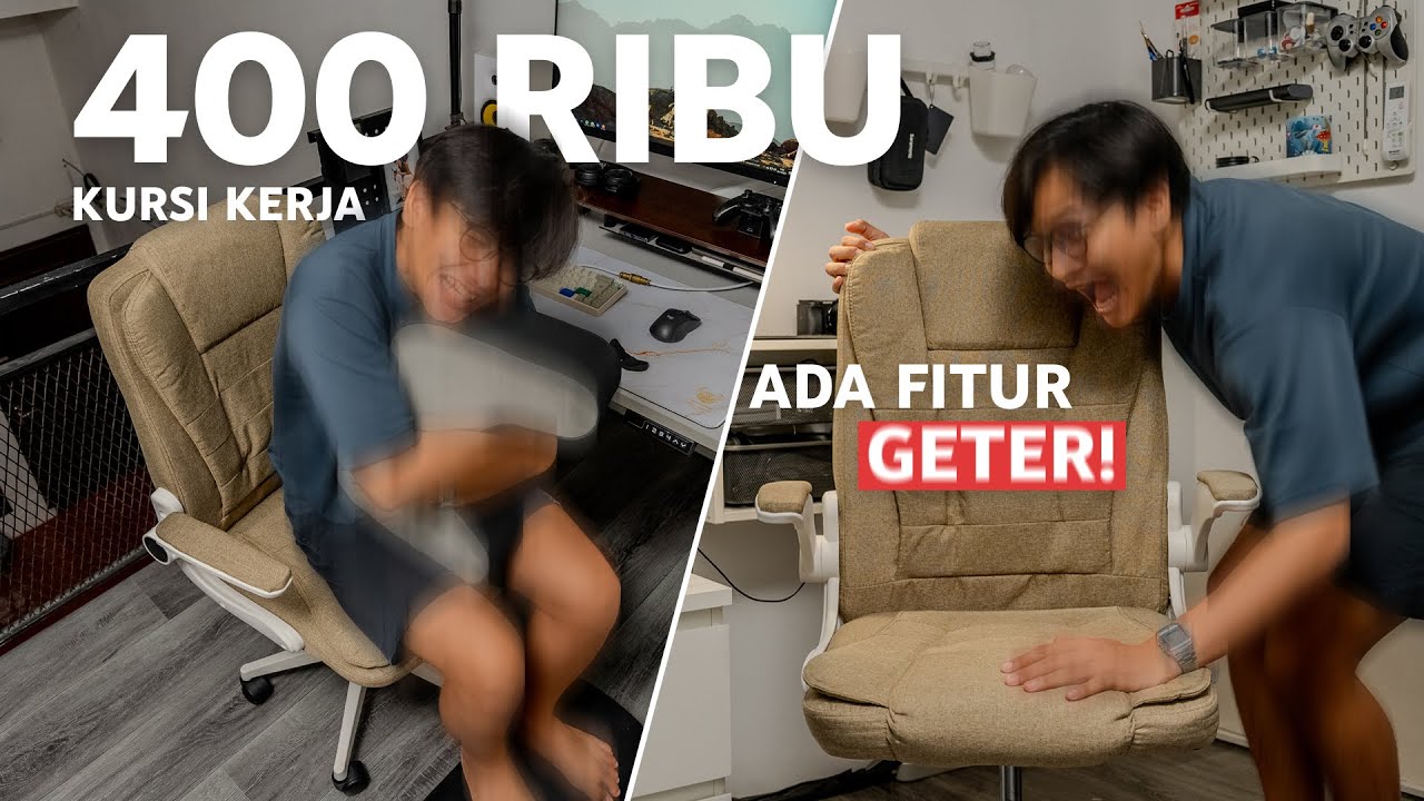 Cobain KURSI KERJA MURAH yang dijual Online! + Tips Cara Bikin NYAMAN dengan 2 Bantal dari SNUG