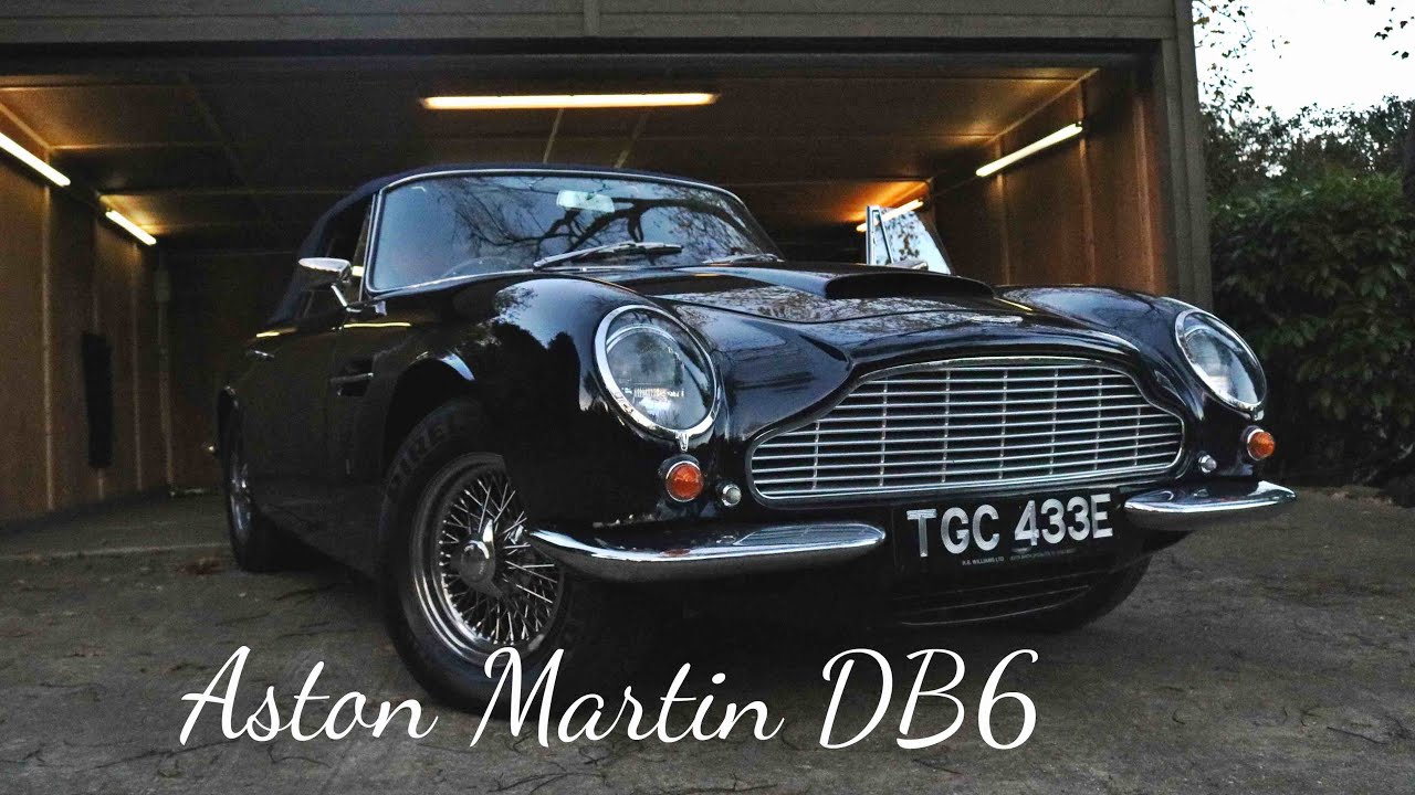 Going for a drive in a 1970 Aston Martin DB6 Volante