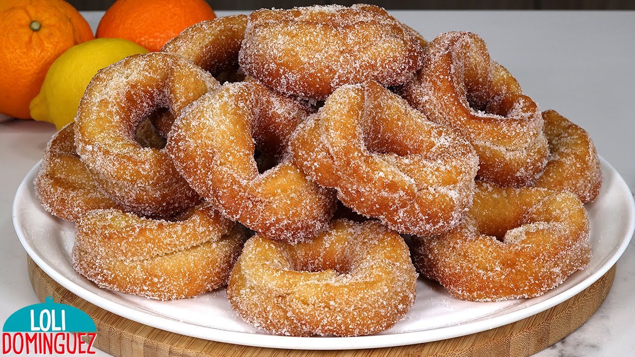 ROSCOS FRITOS ESPECIAL SEMANA SANTA. Tiernos toda la semana, una receta tradicional de estas fechas