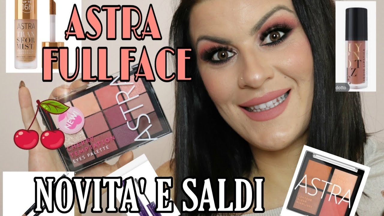 ASTRA MAKE UP!🍒TRUCCO COMPLETO E CHERRY TEMPTATION 🍒PALETTE RECENSIONI!!😉