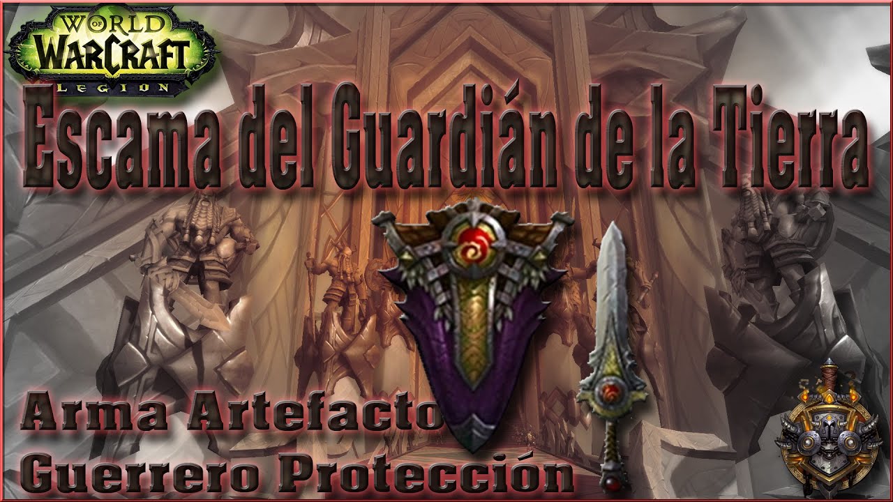 Escama del Guardián de la Tierra /Arma Artefacto Guerrero Protección